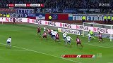 上半场补时第2分钟纽伦堡球员埃拉斯射门