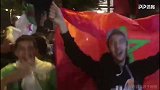 疯狂！阿尔及利亚球迷占领香榭丽舍大街 法国警察都吓坏了