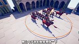 全面战争模拟器：国王带领骑士团冲锋，没想到最后脚踩滑了！