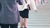 街头偶遇网红小姐姐，本人很甜也有礼貌