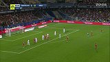 下半场补时第1分钟蒙彼利埃球员德洛尔射门 - 打偏