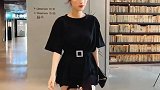 暗黑系少女上线了，黑色系春装也可以穿的很有腔调
