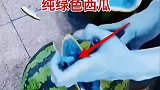 纯绿色西瓜，这瓜能吃吗