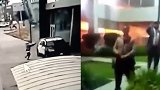 美警察遭伏击后紧急送医 抗议者堵医院外高喊：我们希望他们死掉