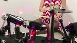 美女架子鼓一曲相思，人美鼓敲的也不赖