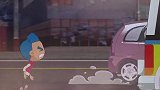 飞天少年：空把口罩送给小女孩，跑去追公交车