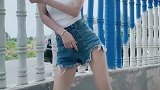美女舞蹈跳得不错，值得给点赞！