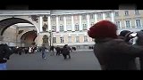 旅游-小沣萌游。 俄罗斯,圣彼得堡的冬宫广场