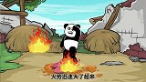 柴火垛上烤红薯，操作非常秀