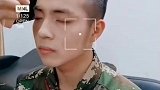 当侦察兵学习了化妆，帅气武警变美女