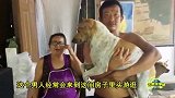 泰国男子爱上一条狗 经常跟狗谈情说爱