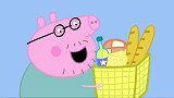 佩奇一家来野餐，猪爸爸带了好多零食，可以吃个够了