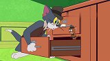 猫和老鼠-侦探猫汤姆从陈年旧案的抽屉里找到了一只冰冻的鸽子