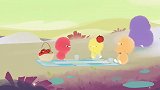 小鸡彩虹 第5季：小鸡们的吹苹果游戏，小黄还是选择吹羽毛