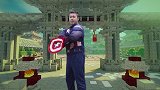 真人格斗：美国队长对战超人，超人的超人射线打飞了美队的盾牌