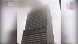 美国纽约一直升机坠毁在曼哈顿楼顶致1死，坠机前画面曝光