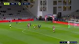 第71分钟尼姆球员埃里亚森射门 - 打偏
