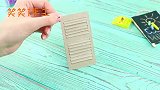 用卡纸手工DIY收纳柜，可以把你所有的迷你学习用品放在里面