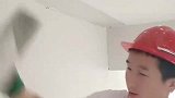 工地刮腻子的师傅，眼前这一幕，霸气的表演才刚开始