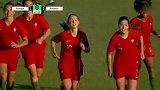 这球怎么样？17岁葡萄牙女足姑娘定位球破门 极速落叶技惊四座