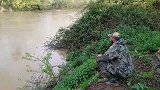 不要说钓了，找到有这么大鲶鱼的地方都是本事