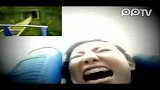 台湾女子过山车中上演搞笑表情秀