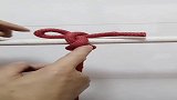 八字扛杆结的系法