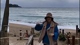 李多海看到大海激动地手舞足蹈，扭屁股跳舞超级可爱