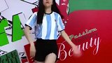 阿根廷女球迷真是多 看中国足球宝贝热舞性感可爱