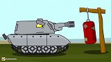 坦克世界搞笑动画：好坚硬的大核桃，怎么也弄不开，游戏动漫
