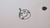 简笔画解释潮汐是怎么形成的