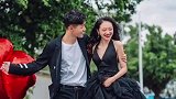 现在都流行黑色婚纱照吗小姐姐笑得好甜，真美