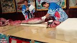 日本大厨花740万买下一条金枪鱼，看到肉质，才知道钱花得值