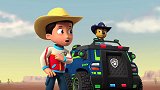 汪汪队：不愧是牛仔阿奇警长，失控的机器马，也能自由驯服呢