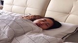 女主生病了，狗狗听女主说要喝水，接下来的举动好暖心