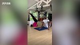 玩起瑜伽？广州塔恢复训练有新招 还打坐修身养性