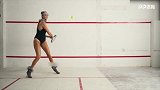 最性感网球操！比基尼美女执拍热舞 逆天大长腿吸睛