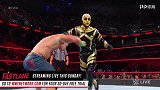 WWE-18年-单打赛 塞纳VS金粉人集锦-精华