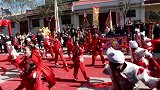 前几天蒲城结婚迎亲安塞腰鼓音乐伴奏表演片段