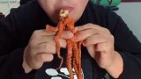 吃货吃爆辣八爪鱼，真是拼了！