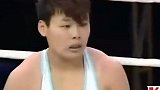 方便老婆也很能打可惜这场比赛大意遭重拳KO，对手都吓傻了