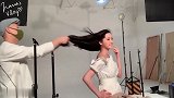 欧阳娜娜带你来到摄影棚，告诉你原来洗发水广告是这样拍的