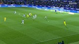 第90分钟赫罗纳球员博尔哈·加西亚射门