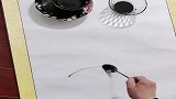 大师出手就是不一样，一把勺子画关公