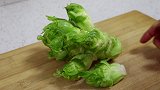 用儿菜做泡菜太好吃了！一个诀窍，做出来酸辣爽口，放一年都不坏