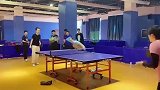 中国乒乓球第一是有原因的，这样打都能接的住！