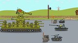 坦克动画：小坦克不是大坦克的对手