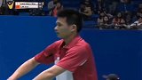 羽毛球超级丹招牌鱼跃动作，绝地反击！