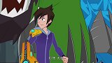 兽王争锋：敌人的保镖在对面，没几下就被打败了，立马爬上绳子