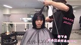 上次及腰长发剪短后，小姐姐这款换初恋发型，显元气有少女感